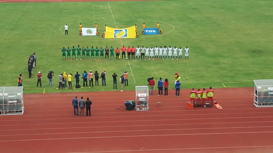 Zimbabwe v Tanzania before kick off PIC: Alois Bunjira