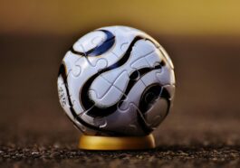 white and black soccer ball