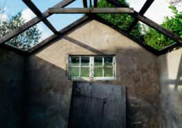 brown house frame