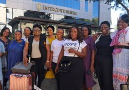 Zimbabwean Delegation arriving for AfWID at OR Tambo International Airport