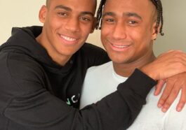 Andy Rinmohota Left with his late brother Joseph -