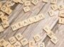 health scrabble letters on a wooden table